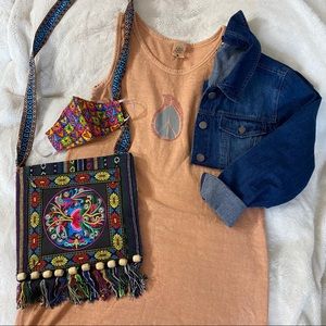 Earth Creations Tank Top Sleeveless Dress Casual